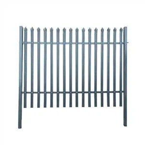 Galvaniseruðu stál Palisade girðing